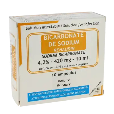 Bicarbonate De Sodium 4,2 % Renaudin, Solution Injectable à LA ROCHE SUR YON