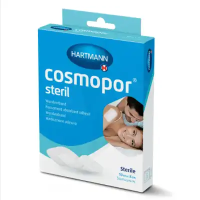 Cosmopor Steril Pans Adhésif Urgence 7.2x5cm B/5 à LE LAVANDOU