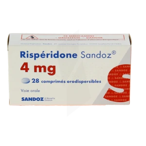 Risperidone Sandoz 4 Mg, Comprimé Orodispersible