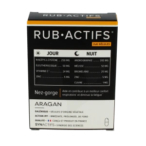 Aragan Synactifs Rubactifs Gélules B/12