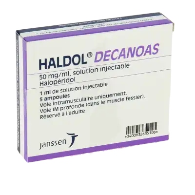 Haldol Decanoas 50 Mg/ml, Solution Injectable à FLEURANCE