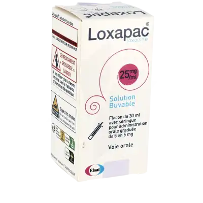 LOXAPAC 25 mg, comprimé pelliculé