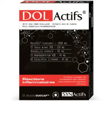 Synactifs Dolactifs Gélules Duocaps B/15 à CHÂLONS-EN-CHAMPAGNE
