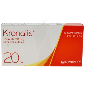 Kronalis 20 Mg, Comprimé Pelliculé