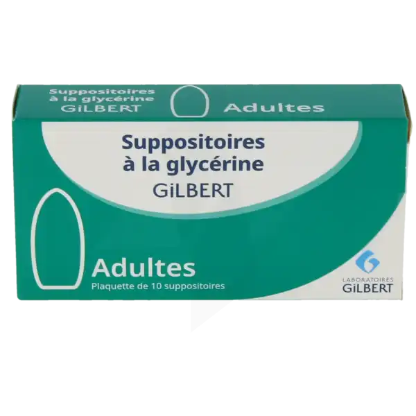 Suppositoires A La Glycerine Gilbert Adultes, Suppositoire