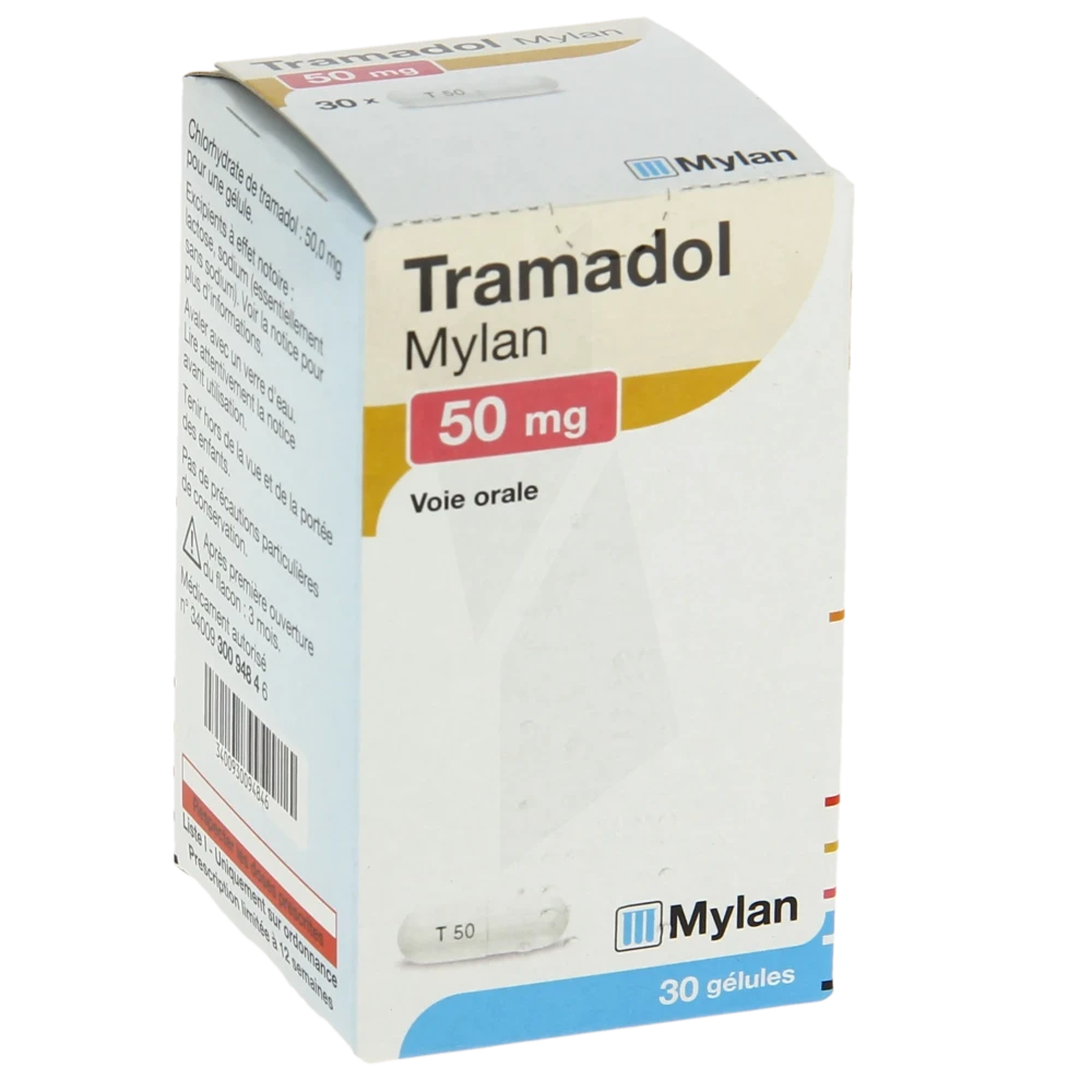 Tramadol Viatris 50 Mg, Gélule