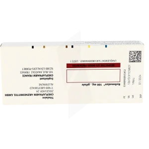 Rythmodan 100 Mg, Gélule