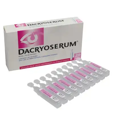 Dacryoserum Solution Pour Lavage Ophtalmique En Récipient Unidose 20unidoses/5ml à VALENCE