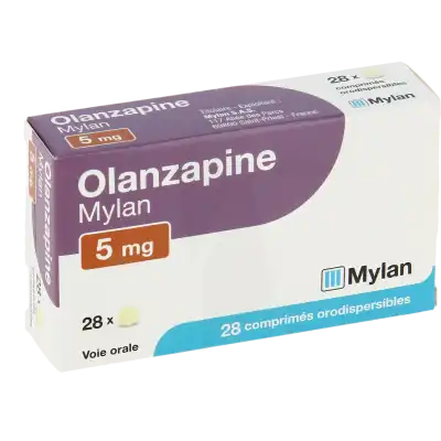 OLANZAPINE VIATRIS 5 mg, comprimé orodispersible