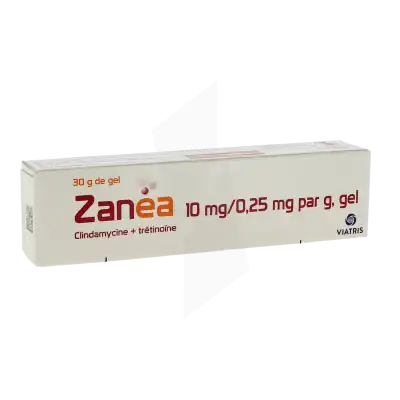 ZANEA 10 mg/0,25 mg par g, gel
