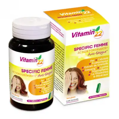 Vitamin'22 Specific Femme Gélules B/60 à Drocourt