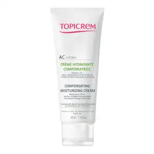 Topicrem Ac Crème Hydratante Compensatrice T/40ml