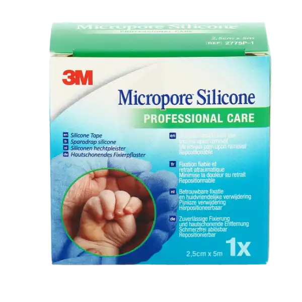 Micropore Silicone Sparadrap Microporeux 2,5cmx5m