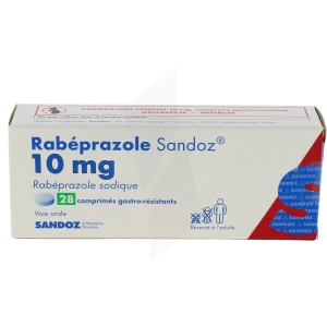 Rabeprazole Sandoz 10 Mg, Comprimé Gastro-résistant