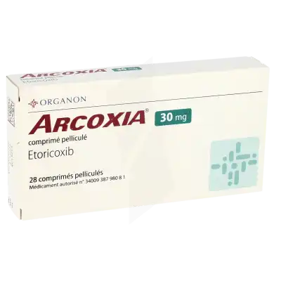 Arcoxia 30 Mg, Comprimé Pelliculé à Paris