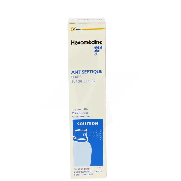 Hexomedine 1 Pour Mille, Solution Pour Pulvérisation Cutanée En Flacon Pressurisé