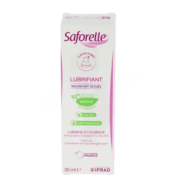 Saforelle Lubrifiant Gel Lubrifiant Usage Intime 30ml