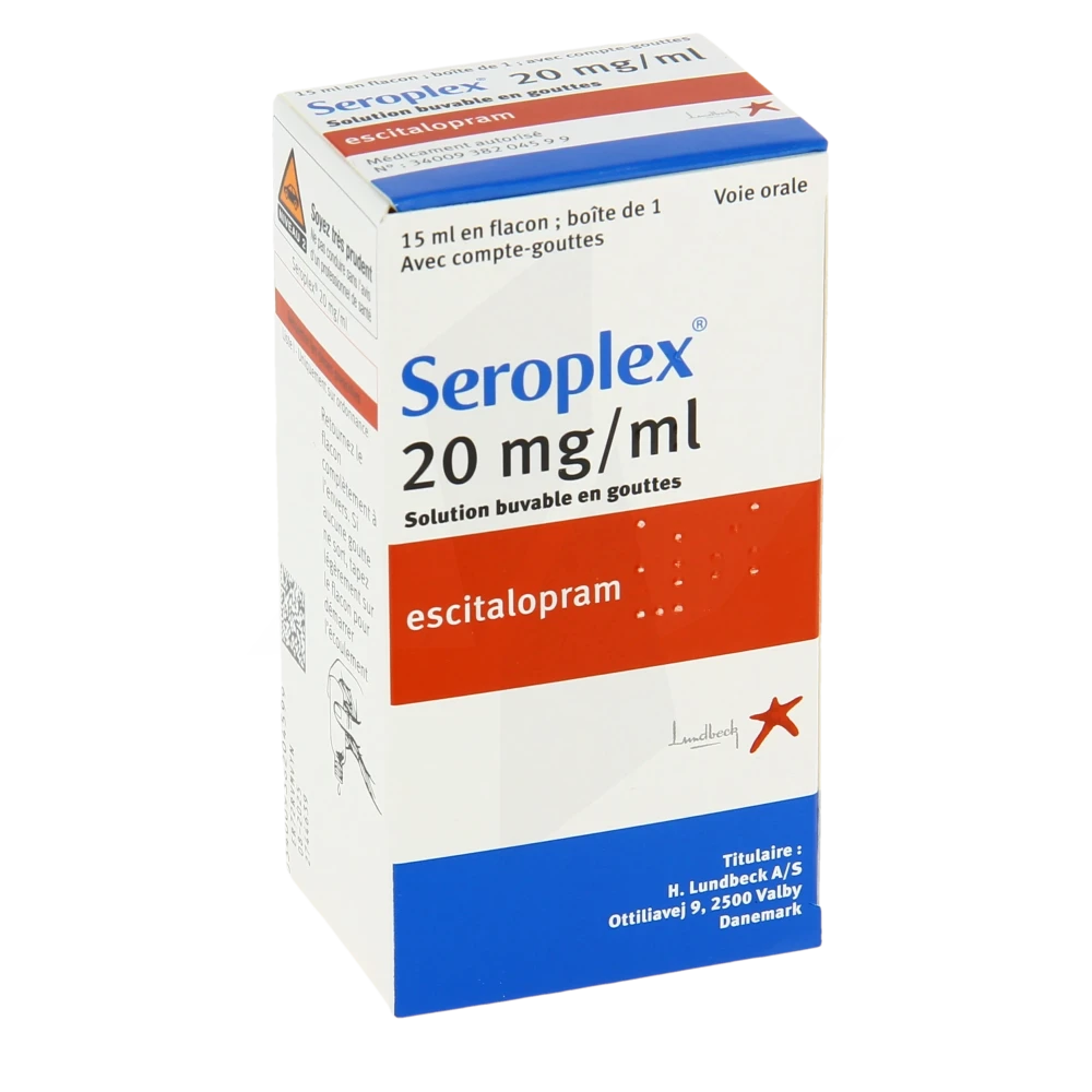 Pharmacie de la Gare - Médicament Seroplex 20 Mg/ml, Solution ...
