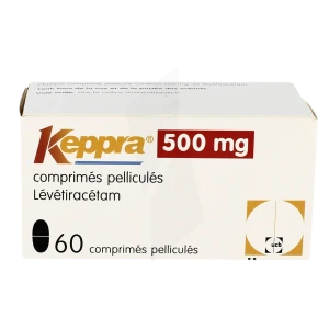 Keppra 500 Mg, Comprimé Pelliculé