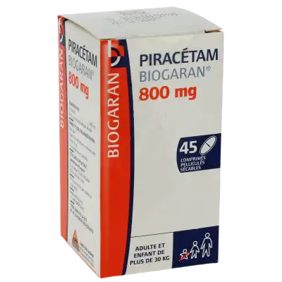 Piracetam Biogaran 800 Mg, Comprimé Pelliculé Sécable à MONTEREAU-FAULT-YONNE