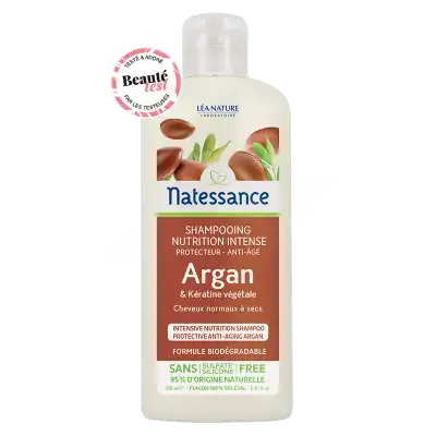 Natessance Argan Shampooing Réparateur Fortifiant 250ml