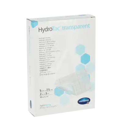 HYDROTAC TRANSPARENT Pans gel non adhésif 5x7,5cm B/ 10