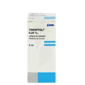 Timoptol 0,25 %, Collyre En Solution