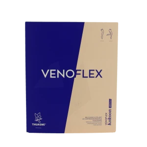 Venoflex Kokoon Absolu 2 Bas Cuisse Femme Noir Taille 3n