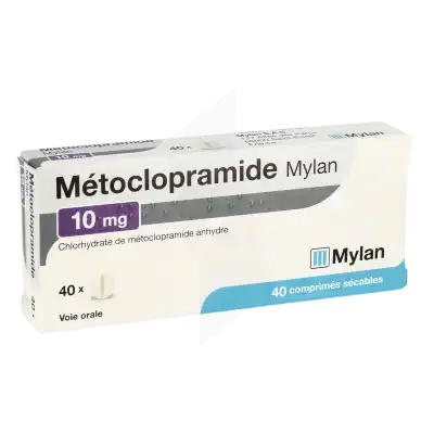 METOCLOPRAMIDE VIATRIS 10 mg, comprimé sécable