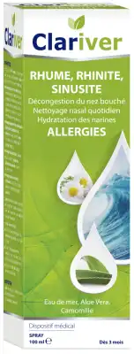 Clariver Spray Nasal Hypertonique Fl/100ml à Villecresnes