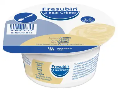 Fresubin 2 Kcal Crème Nutriment Vanille 4pots/200g à Bordeaux