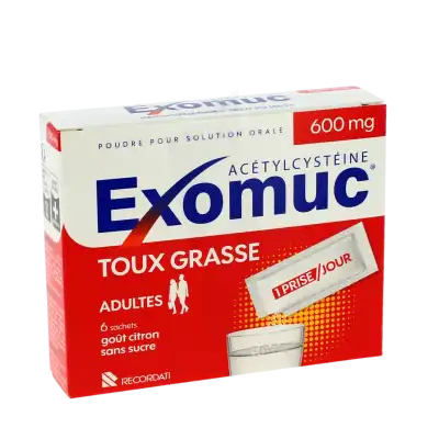 Exomuc 600 Mg, Poudre Pour Solution Orale En Sachet à Libourne