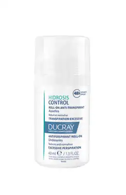 Ducray Hidrosis Control Déodorant Roll-on Aisselles 40ml à Poitiers
