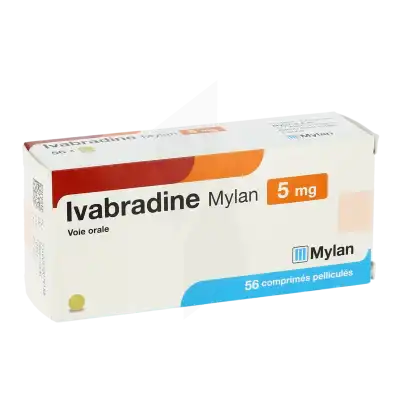 Ivabradine Viatris 5 Mg, Comprimé Pelliculé à Paris