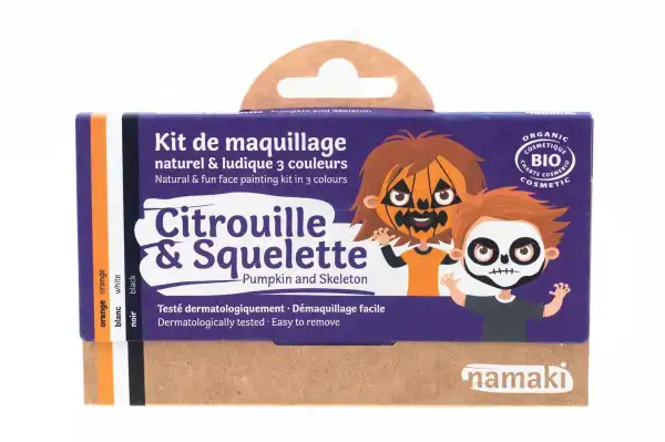 Kit 3 Couleurs Citrouille & Squelette