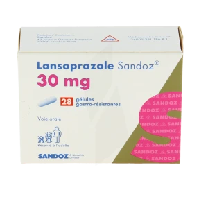 Lansoprazole Sandoz 30 Mg, Gélule Gastro-résistante