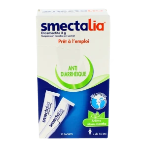 Smectalia 3 G Citron-menthe, Suspension Buvable En Sachet