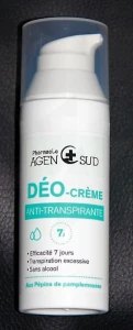 Pharmacie Agen Sud Deo-creme A/transpirant 7j