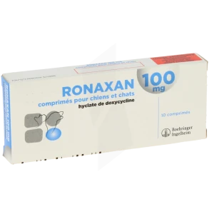 Ronaxan 100 Mg Comprimes Pour Chiens Et Chats, Comprimé