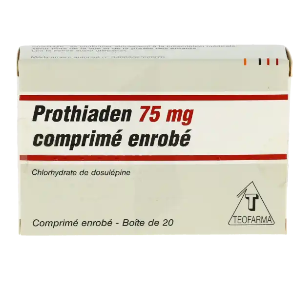 Prothiaden 75 Mg, Comprimé Enrobé