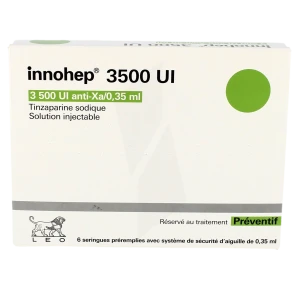Innohep 3 500 Ui Anti-xa/0,35 Ml, Solution Injectable En Seringue Préremplie
