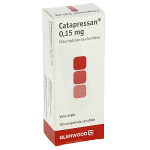 Catapressan 0,15 Mg, Comprimé Sécable