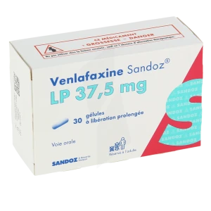 Venlafaxine Sandoz Lp 37,5 Mg, Gélule à Libération Prolongée