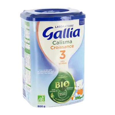 Gallia Calisma Croissance Bio Lait En Poudre B/800g à SAINT-JEAN-D-ILLAC