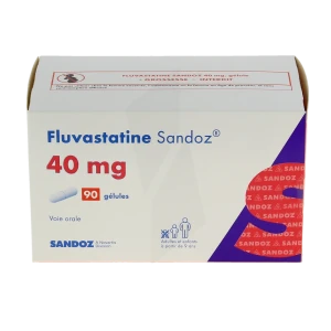 Fluvastatine Sandoz 40 Mg, Gélule