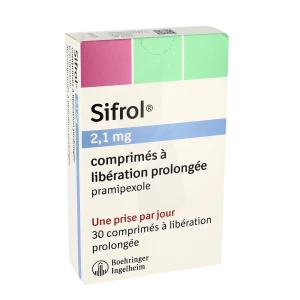 Sifrol 1,05 Mg, Comprimé à Libération Prolongée