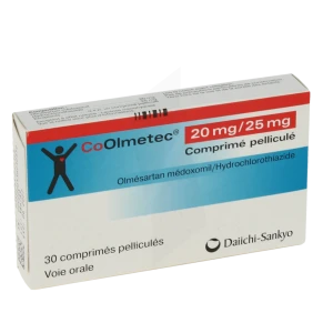 Coolmetec 20 Mg/25 Mg, Comprimé Pelliculé