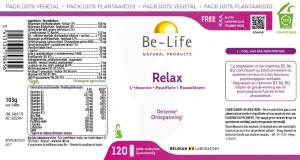 Be-life Relax Gélules B/120