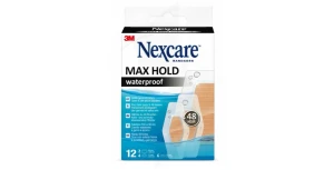 Nexcare Pansements Waterproof Premiers Soins Max Hold B/20