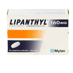 Lipanthyl 160 Mg, Comprimé Pelliculé